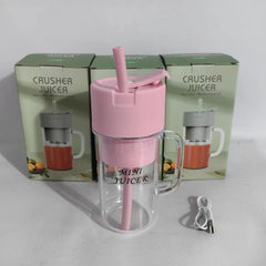 Portable Blender & Smoothie Maker 🧃 | USB Rechargeable Juicer Bottle | Built-in Straw