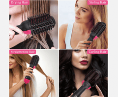 3-in-1 Hot Air Brush 💇‍♀️ | Hair Dryer, Straightener & Volumizer | Salon-Style Hair at Home