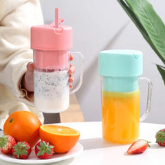 Portable Blender & Smoothie Maker 🧃 | USB Rechargeable Juicer Bottle | Built-in Straw
